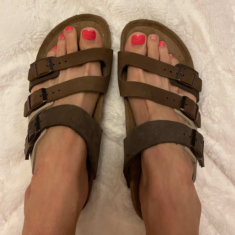 Two-toned Birkenstock sandals (size 41)
